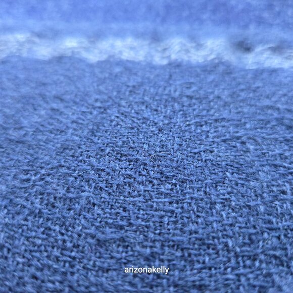 NWT Inouitoosh Wool Scarf Inoui Editions Blue White - Picture 7 of 16